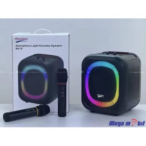 Zvucnik Bluetooth Karaoke MS7 so 2 mikrofona