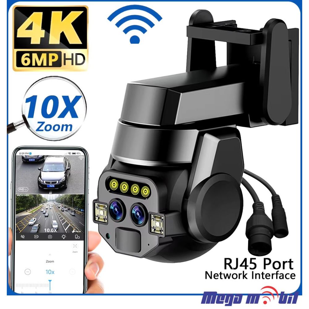 Kamera IP CM-Q820EM Outdoor WiFi 6 Megapixel PTZ 