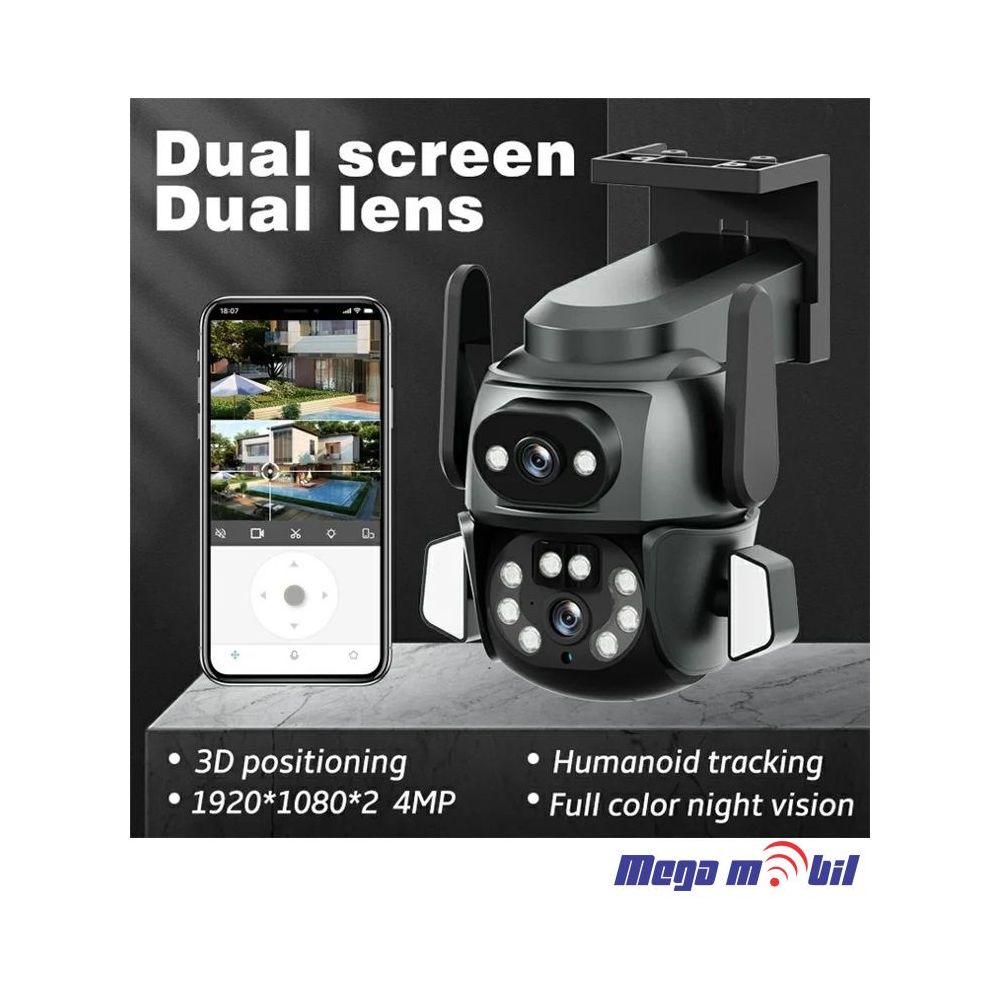 Kamera IP TY-Q821 Outdoor WiFi 4 Megapixel PTZ (Tuya App)