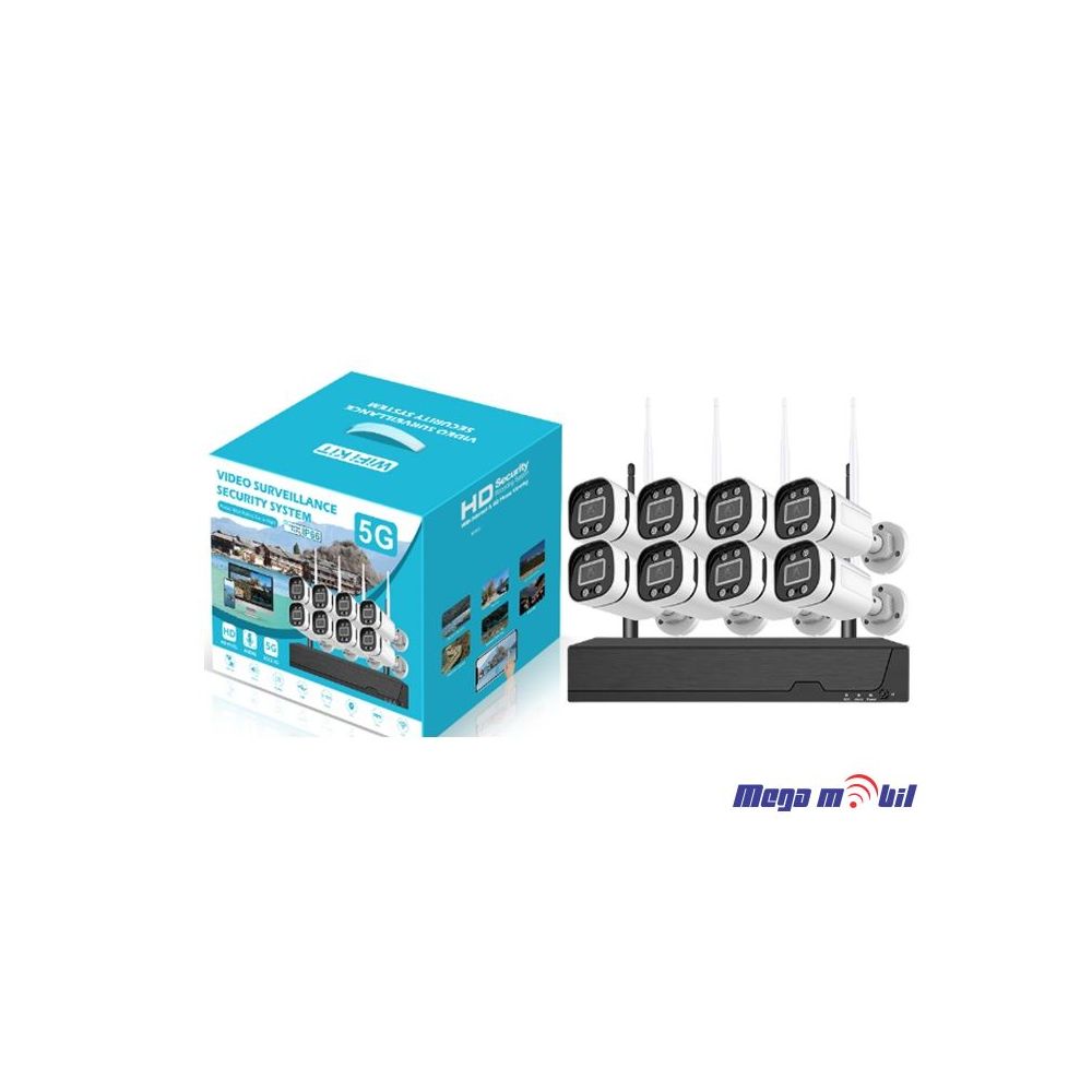 NVR WiFi SET KIT-08HB 8CH.