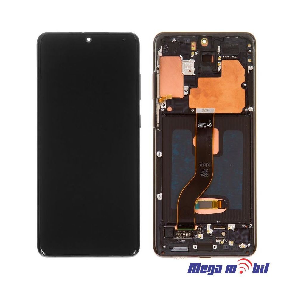 Ekran Samsung G985 S20 plus full org SH Black so ramka
