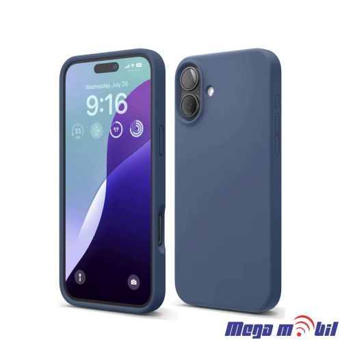 Futrola iPhone 16 Plus Silicon Color dark blue