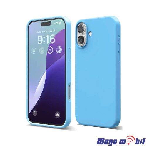Futrola iPhone 16 Plus Silicon Color light blue