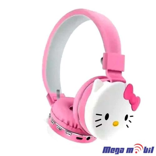 Slusalki Bluetooth Hello Kitty AH-806D pink.