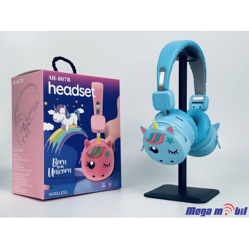 Slusalki Bluetooth Unicorn AH-807B blue.