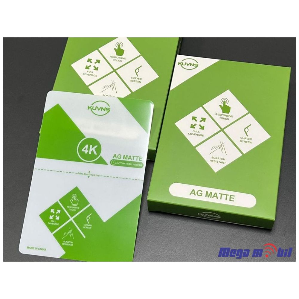 Hidrogel screen protector Kuvns AG Matte 18 x 12 cm 10kom