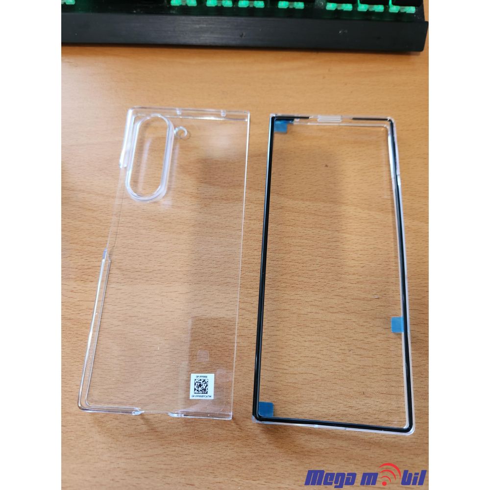 Futrola Samsung Slim Clear Galaxy Z Fold 6 transparent/black (predna i zadna) ORG 