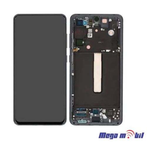 Ekran Samsung G990B S21 FE 5G SO RAMKA Graphite full org SH