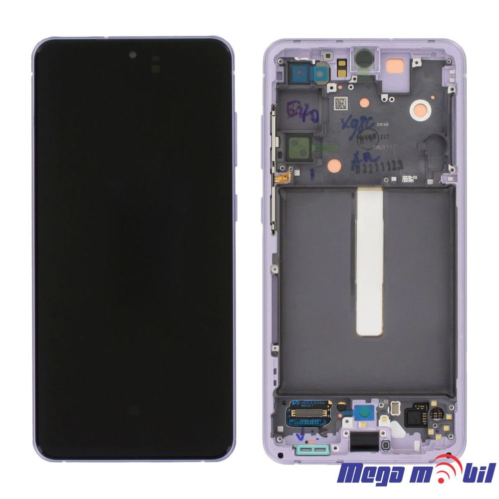 Ekran Samsung G990B S21 FE 5G SO RAMKA Violet full org SH