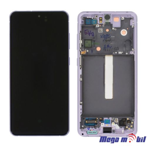 Ekran Samsung G990B S21 FE 5G SO RAMKA Violet full org SH