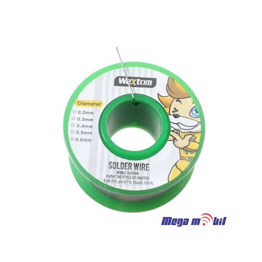 Kalaj zica so pasta 0,3mm Wextom