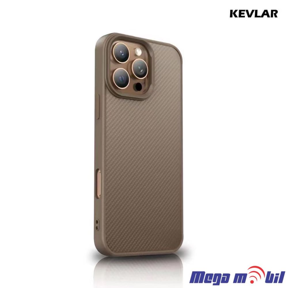 Futrola iPhone 12/12 Pro Kevlar brown.