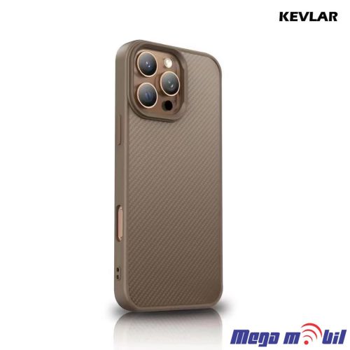 Futrola iPhone 12/12 Pro Kevlar brown.