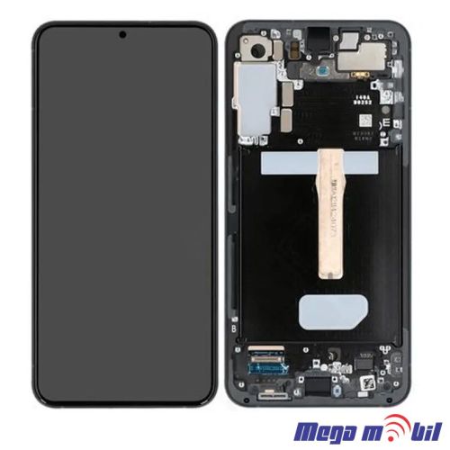 Ekran Samsung S906B S22 Plus SO RAMKA Black full org SH