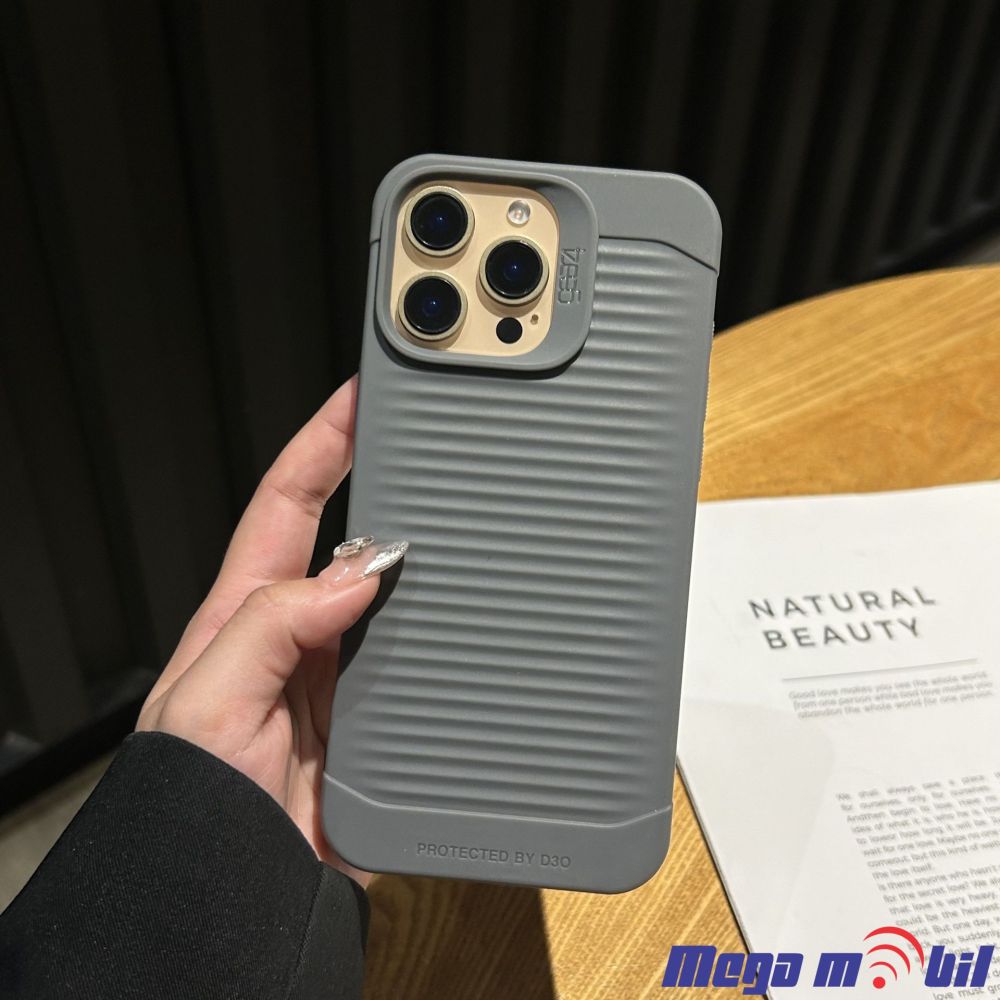 Futrola iPhone 13 Pro Gear4 Ribbed grey.