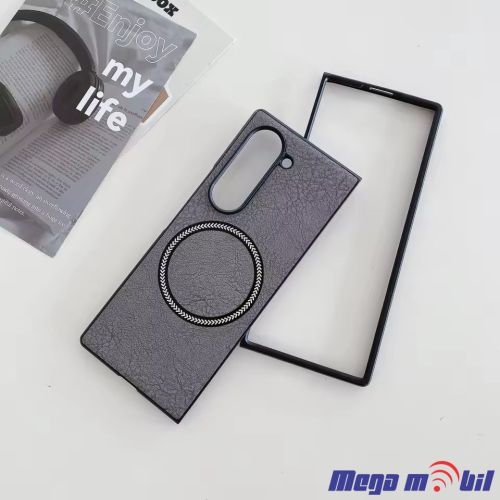 Futrola Samsung Galaxy Z Fold 6 Magsafe leather dark grey