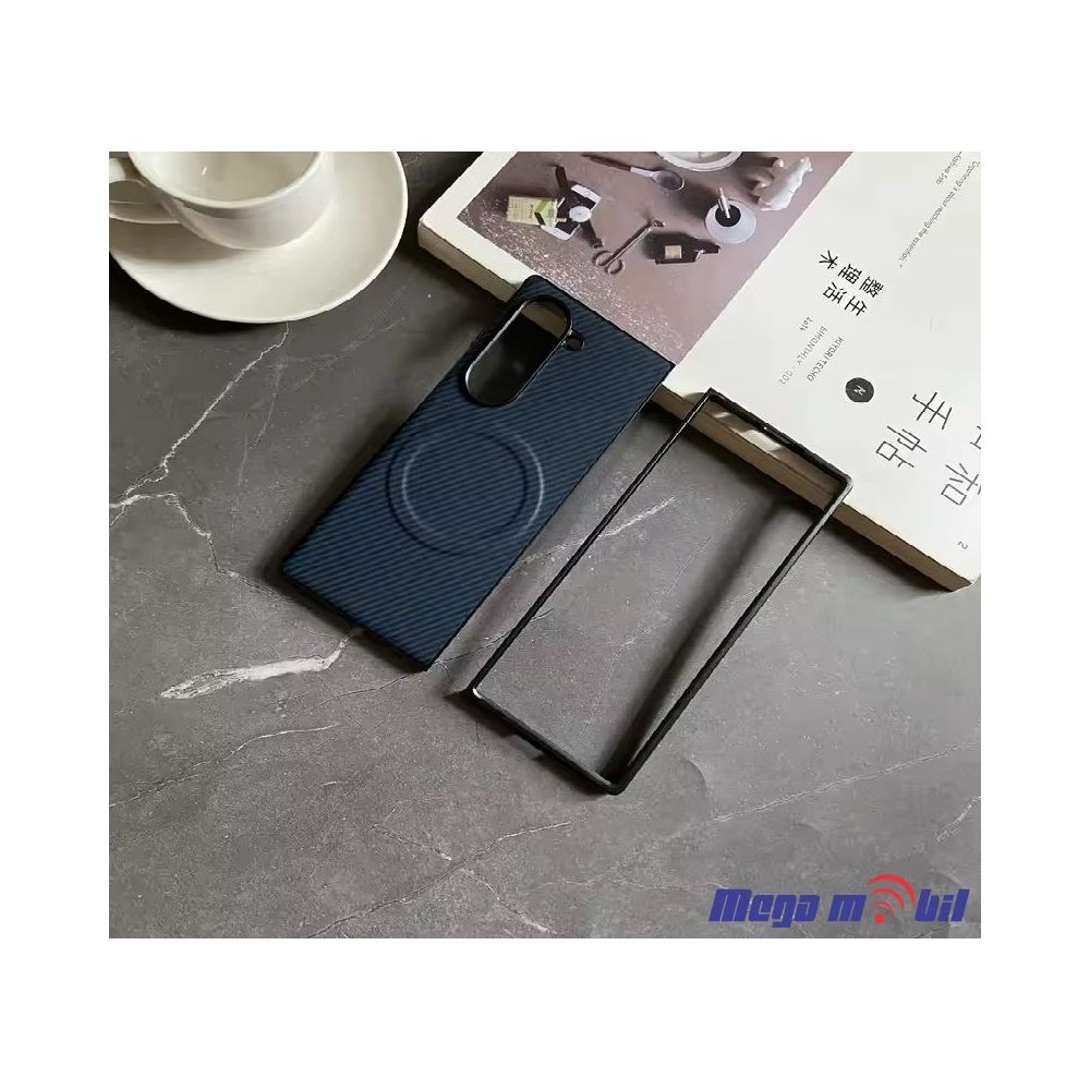 Futrola Samsung Galaxy Z Fold 6 Magsafe leather New Style dark blue