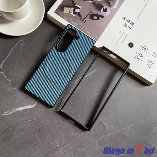 Futrola Samsung Galaxy Z Fold 6 Magsafe leather New Style light blue