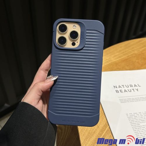 Futrola iPhone 16 Pro Gear4 Ribbed dark blue