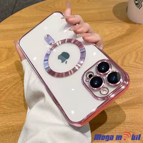 Futrola iPhone 16 Metal Brushed rose