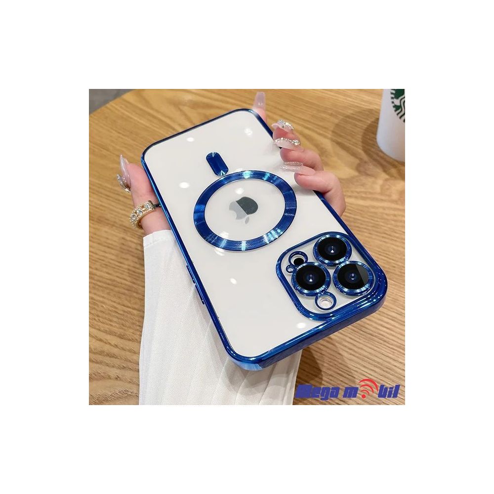 Futrola iPhone 16 Plus Metal Brushed dark blue
