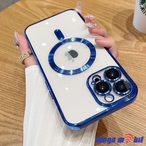 Futrola iPhone 16 Plus Metal Brushed dark blue