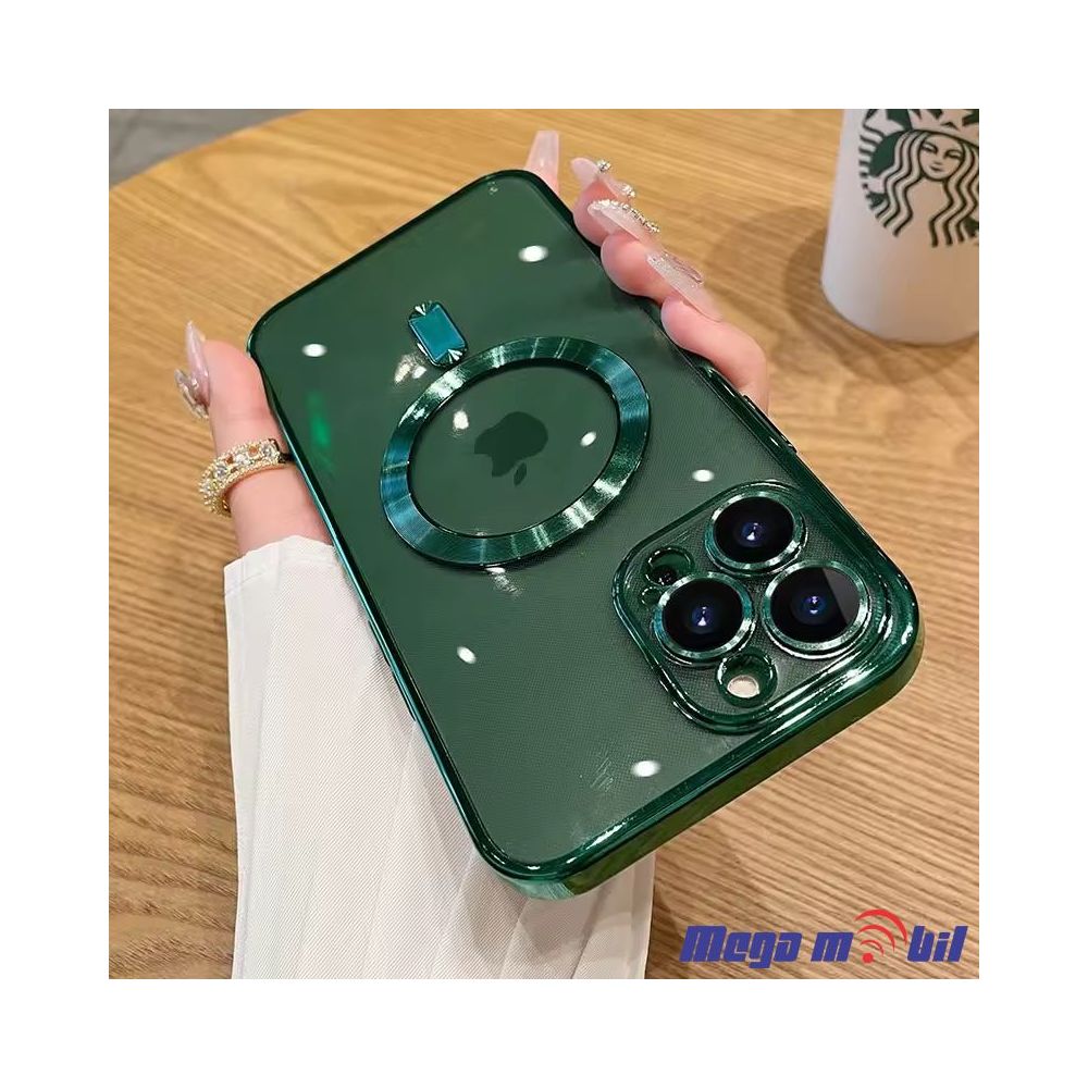 Futrola iPhone 16 Plus Metal Brushed green