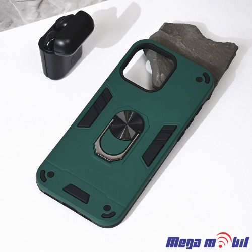 Futrola iPhone 16 Plus Hard Ring dark green