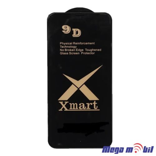 Tempered glass za iPhone 16 Plus/15 Plus X Mart 9D black