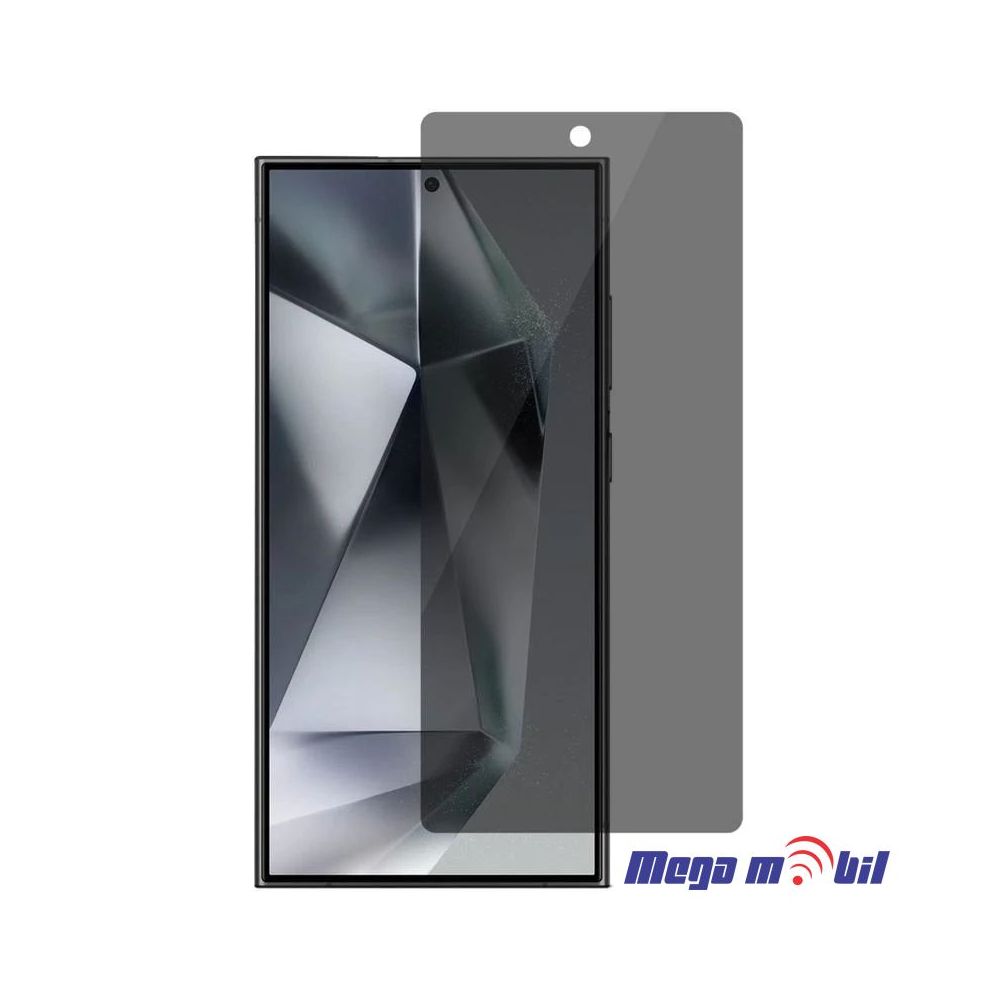 Tempered glass za Samsung S25 Ultra Privacy fingerprint support