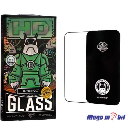 Tempered glass za iPhone 16 Plus/15 Plus X MAN HD.