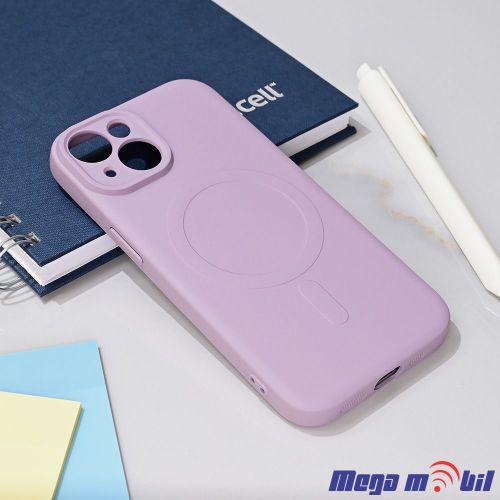 Futrola iPhone 15 Pudding Magsafe light purple