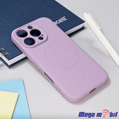 Futrola iPhone 15 Pro Pudding Magsafe light purple