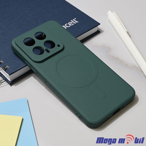 Futrola Xiaomi 14 Pudding Magsafe green.