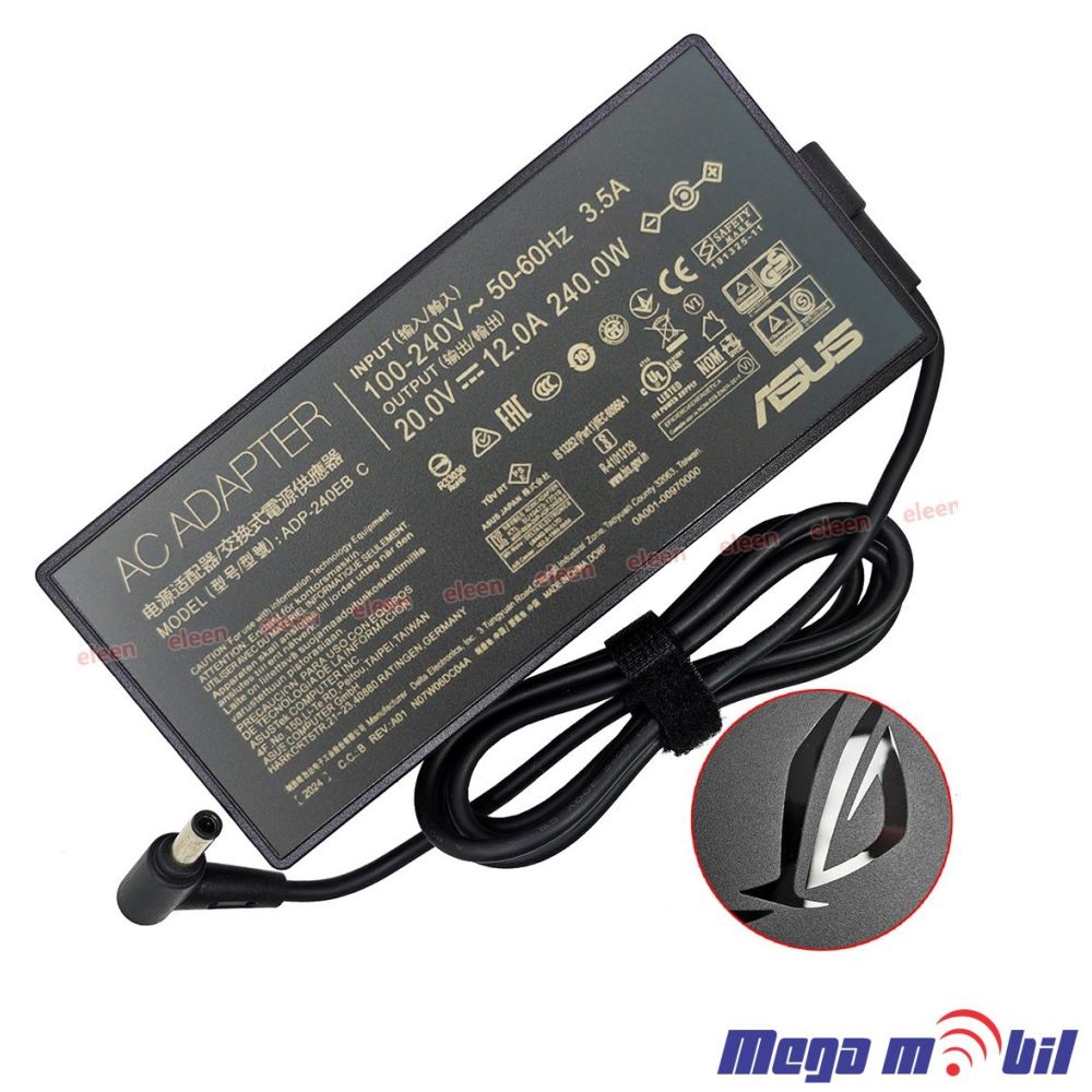 Polnac za laptop za ASUS 20V 12A 240W (6.0mm*4.4mm)