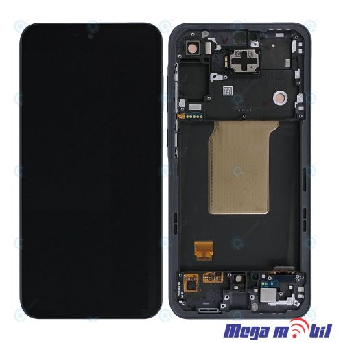 Ekran Samsung A556B/ A55 5G SO RAMKA navy blue full org 