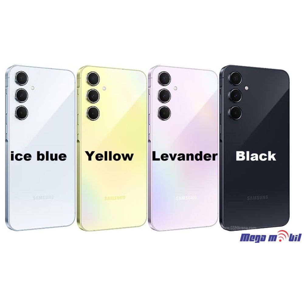 Ekran Samsung A556B/ A55 5G SO RAMKA lilac full org 