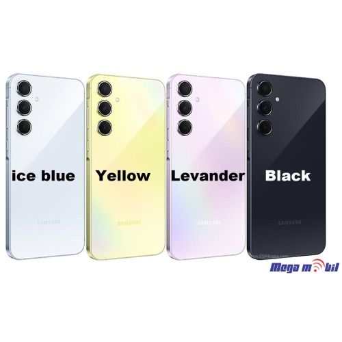 Ekran Samsung A556B/ A55 5G SO RAMKA lilac full org 