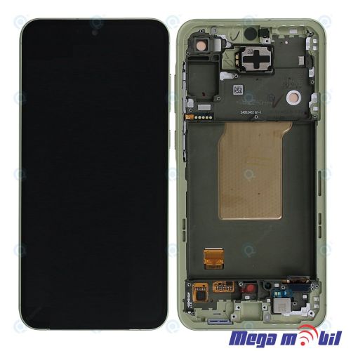 Ekran Samsung A556B/ A55 5G SO RAMKA lemon full org 