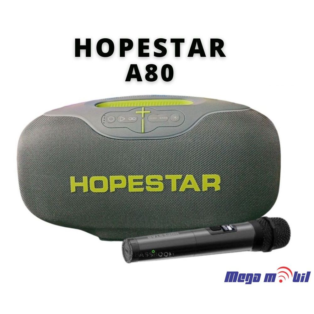 Zvucnik Bluetooth Karaoke Hopestar A80 so 1 mikrofon grey