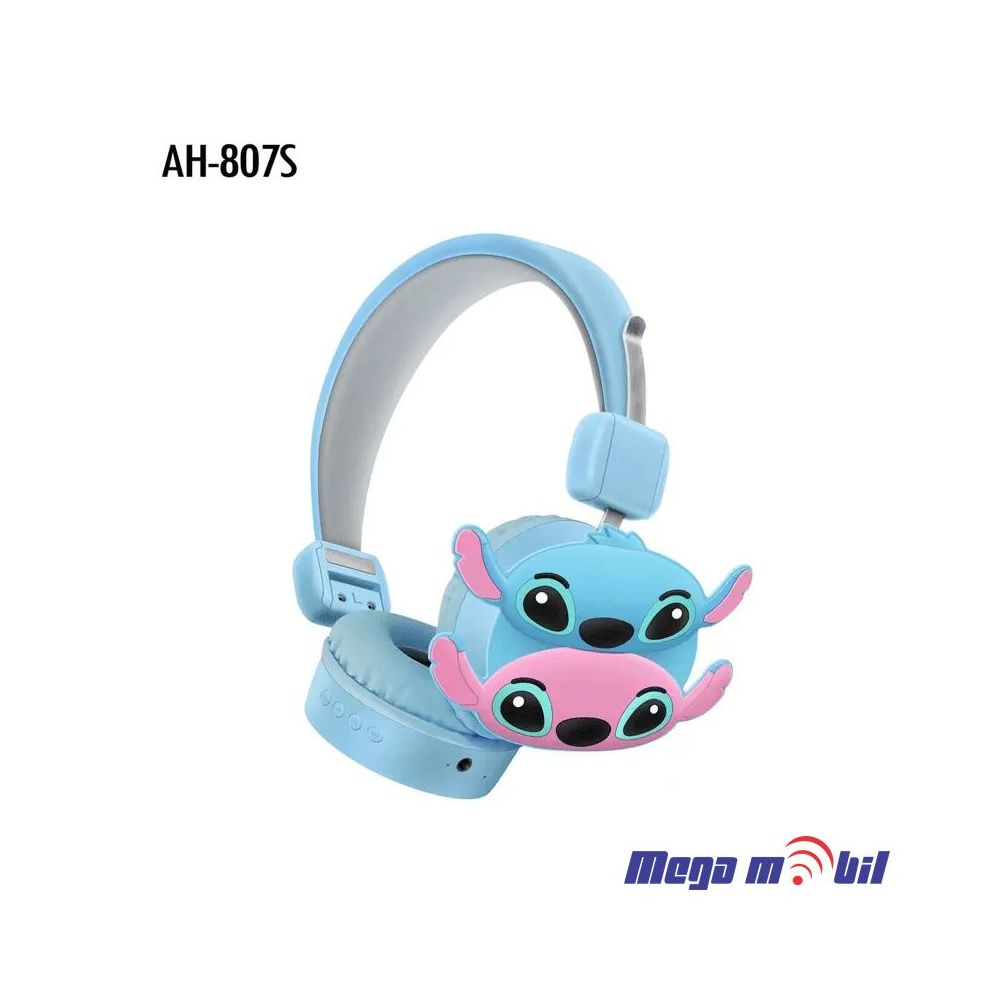 Slusalki Bluetooth Stitch AH-807S blue