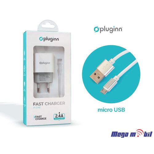 Polnac 220V Micro Pluginn PI-D48 5V 2.4A 12W 1USB white