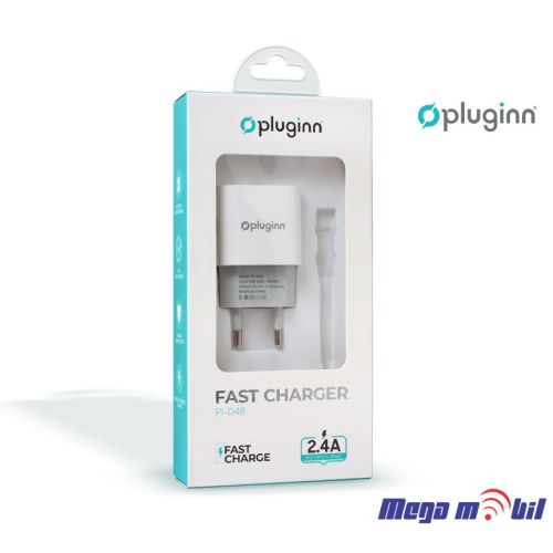 Polnac 220V Pluginn PI-D48 5V 2.4A 12W 1USB white