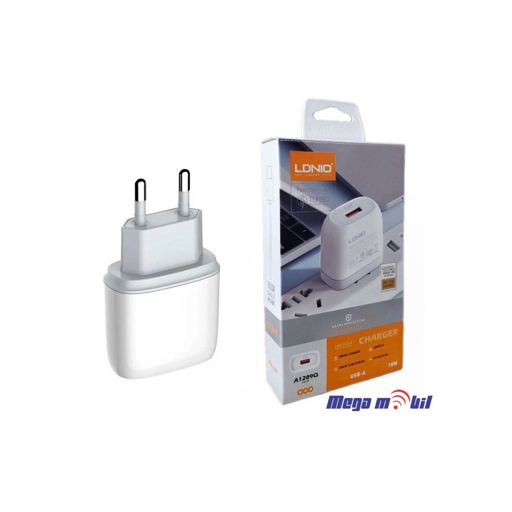 Polnac 220V LDNIO A1209Q QC3.0 18W white