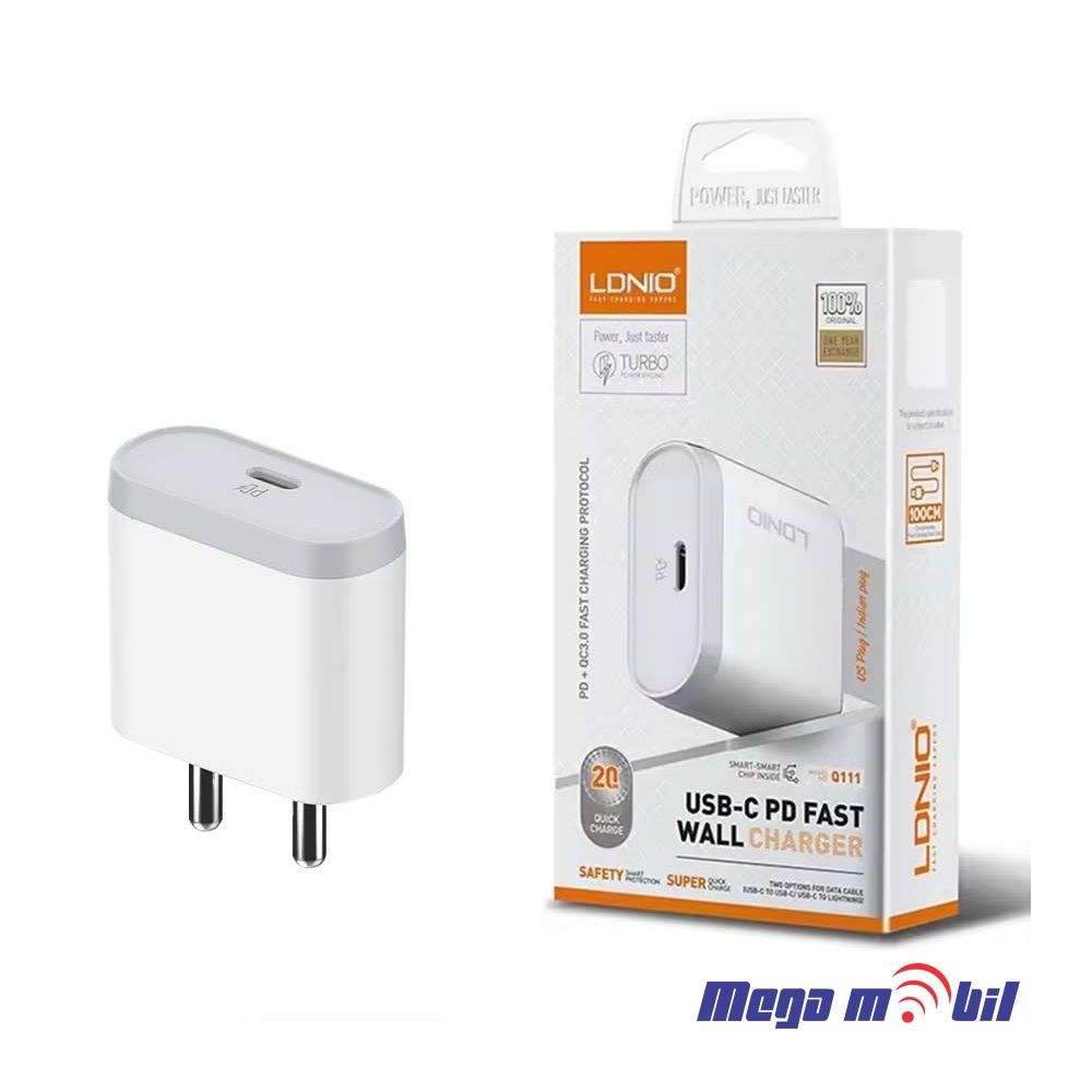 Polnac 220V LDNIO A1209C PD 20W white