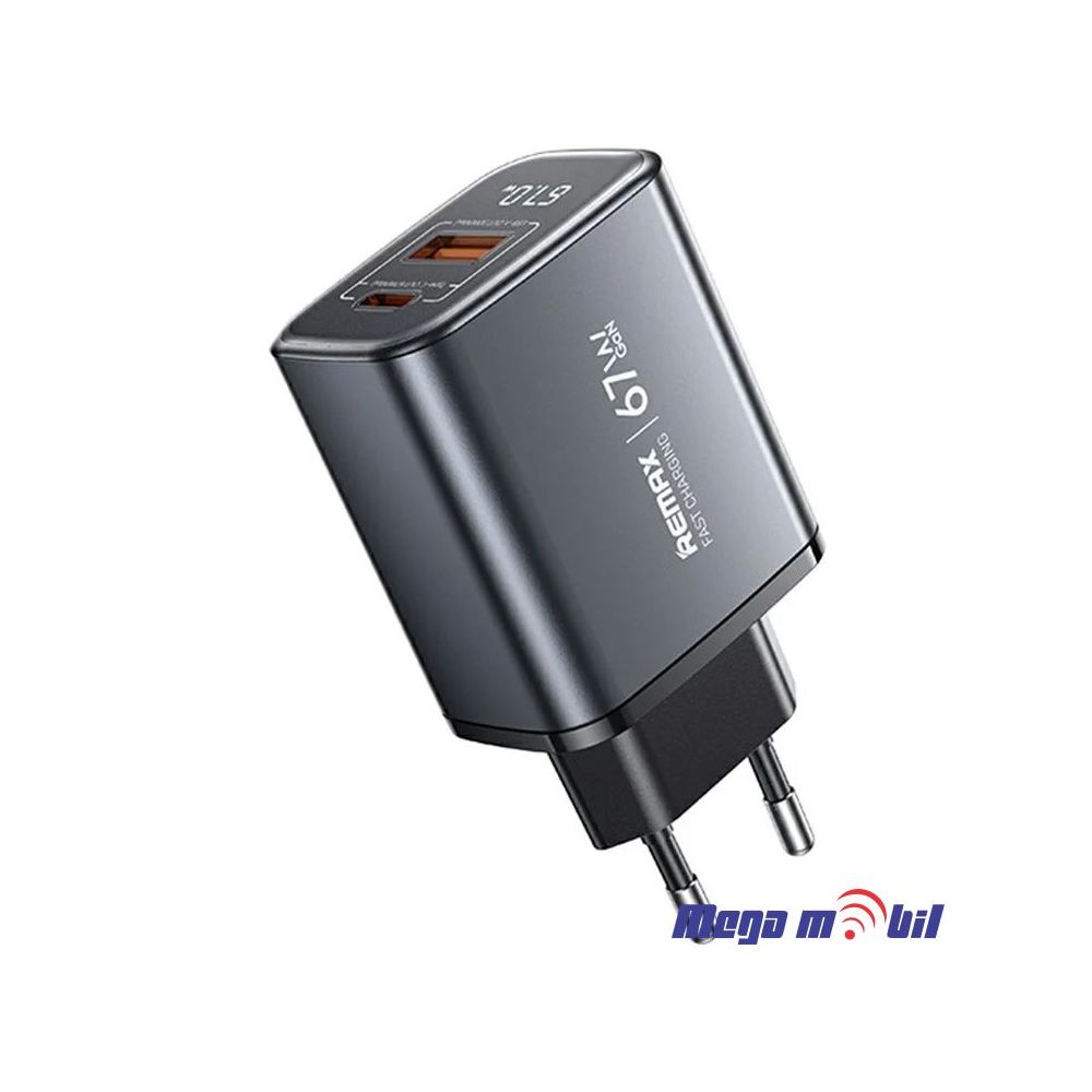 Polnac 220V REMAX 67W PD+QC GaN U2-AC67W