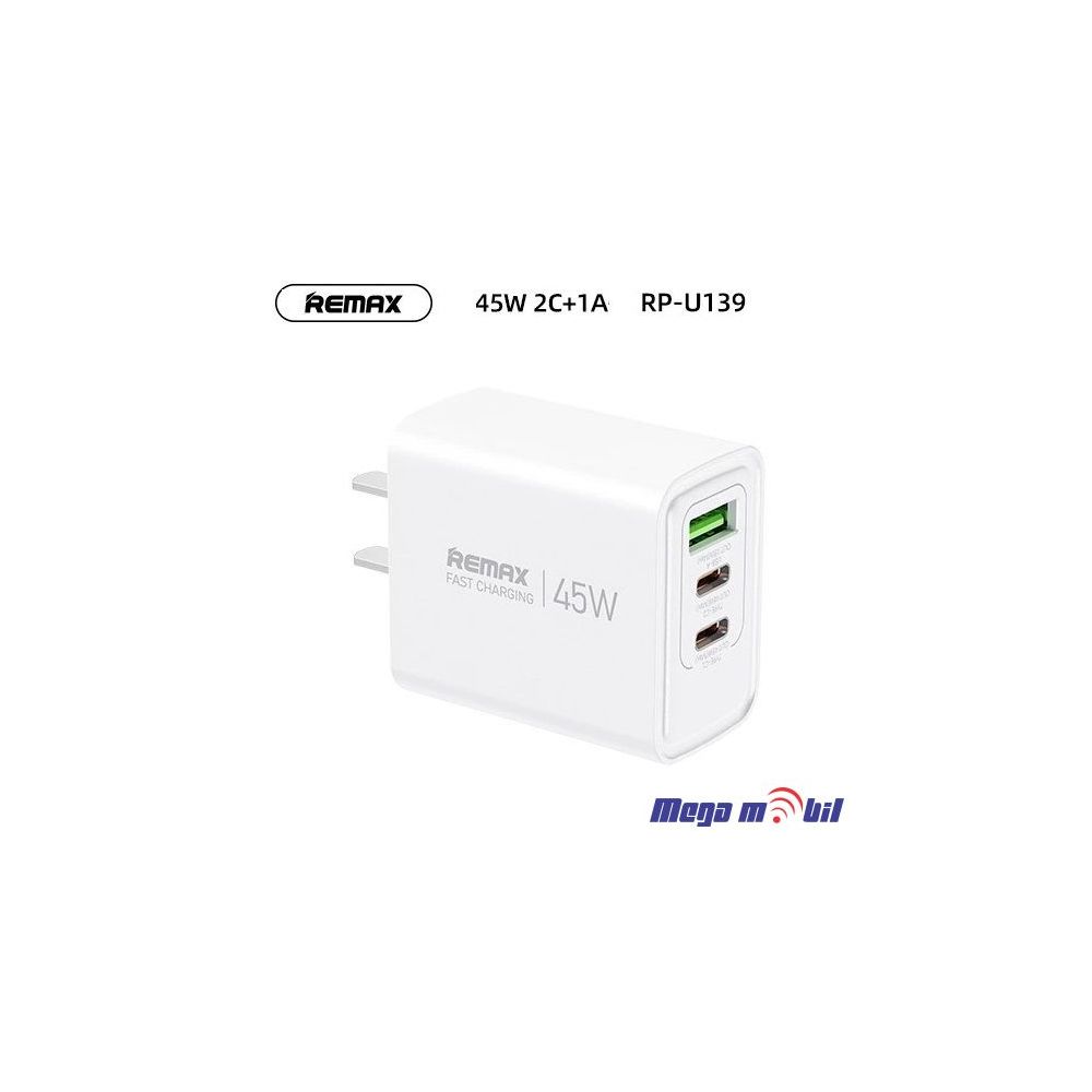 Polnac 220V REMAX Kiddy 45W PD+QC RP-U139