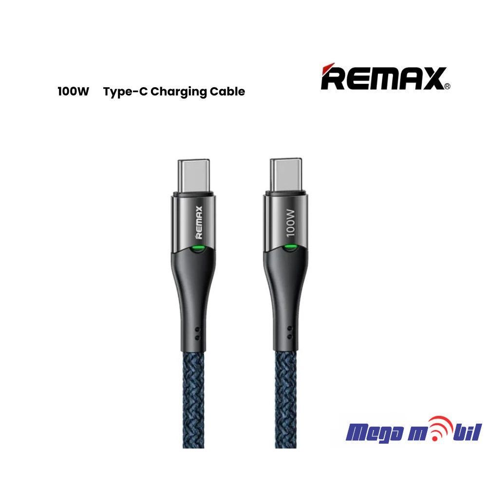 Data Kabel Type C PD REMAX Intelyelec RC-C115 100W Fast blue