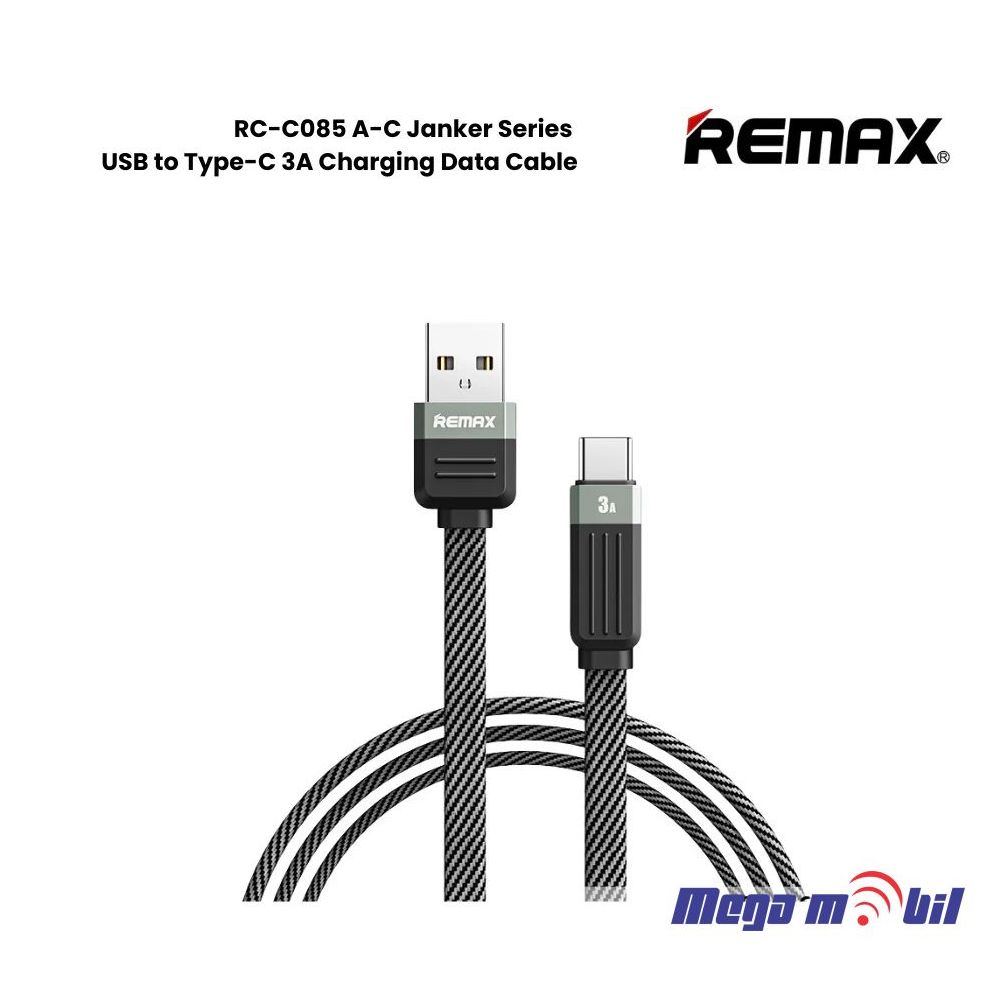 Data Kabel Type C REMAX Janker RC-C086 3A Fast black