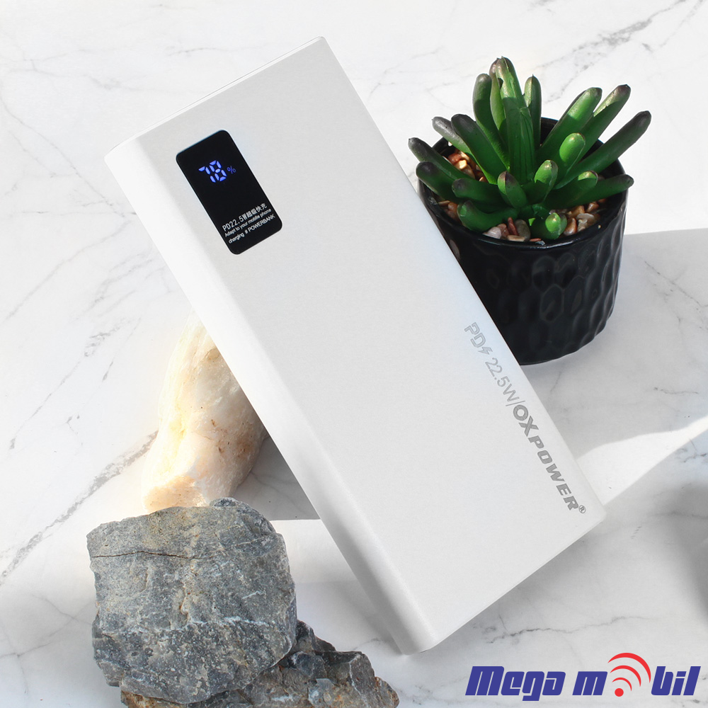 Baterija eksterna 10000mAh Ox Power PD13 FAST+PD white